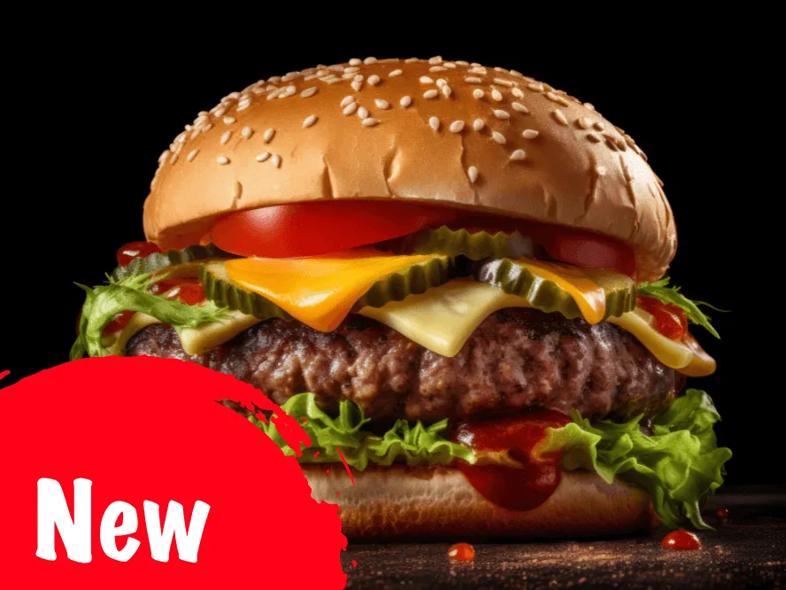 surowe kotlety wołowe na burgera o r&oacute;żnej gramaturze