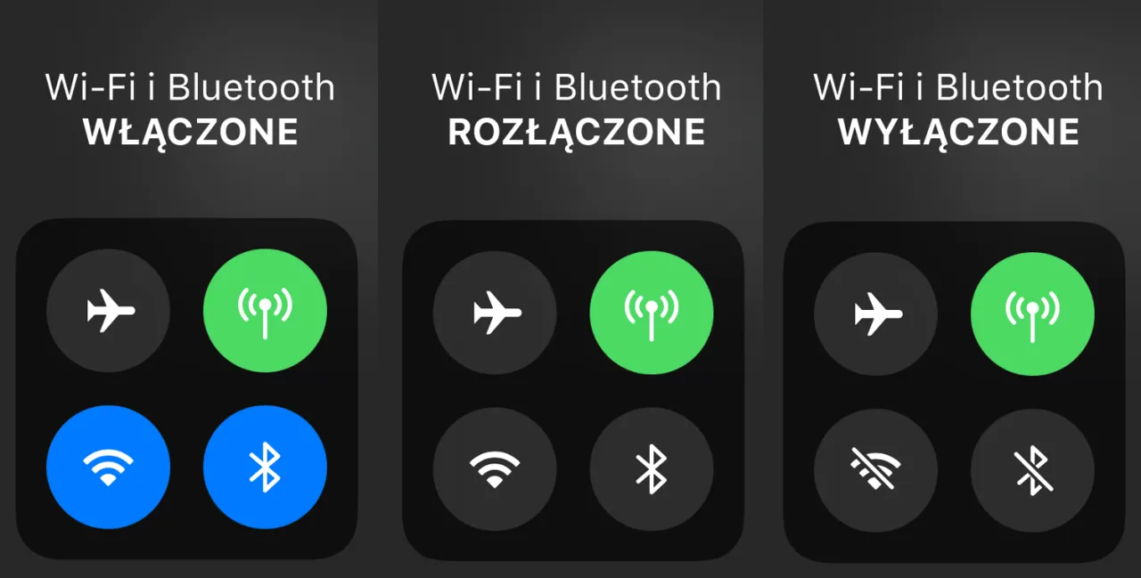 ustawienia wifi iphone, wyłączanie wifi ios