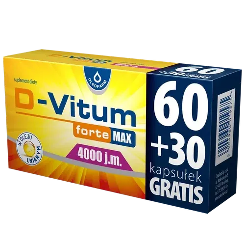 Opakowania D-Vitum suplement diety
