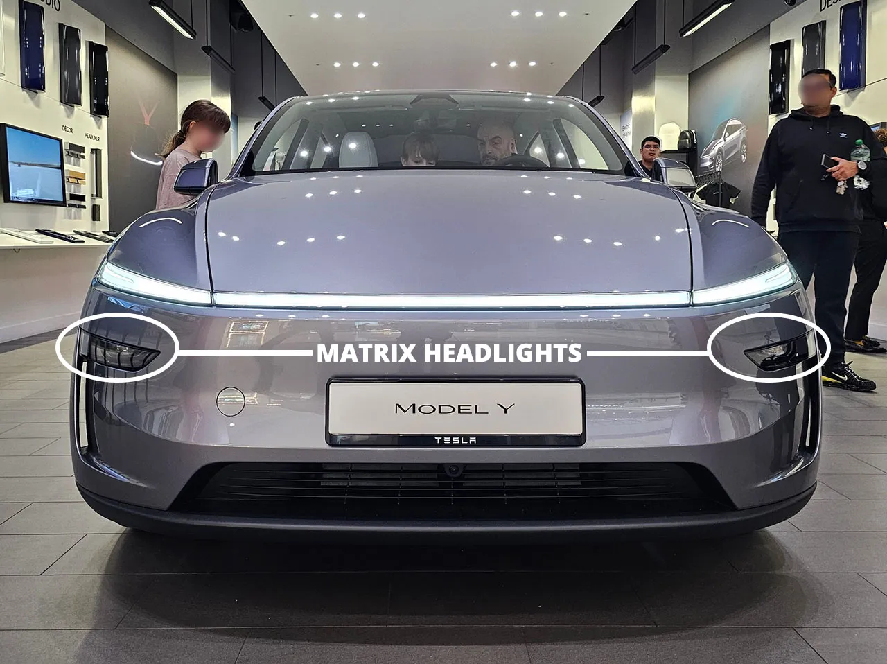 Tesla Model Y Juniper redesigned headlights