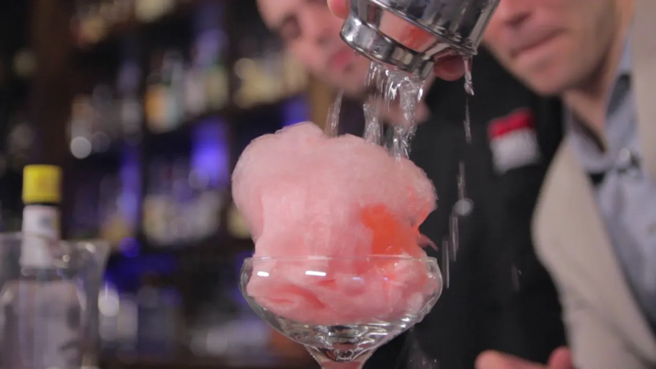 Drinki z watą cukrową bezalkoholowe