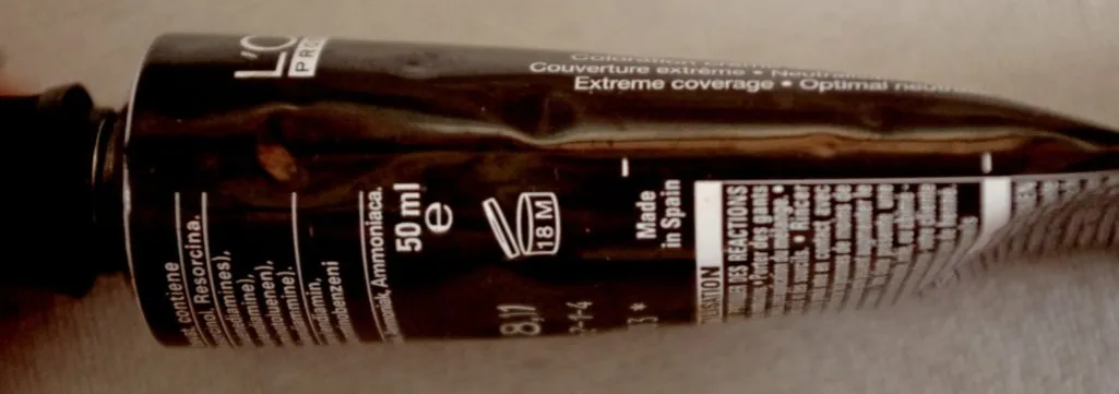 przeterminowana farba do włos&oacute;w chemia rozkład