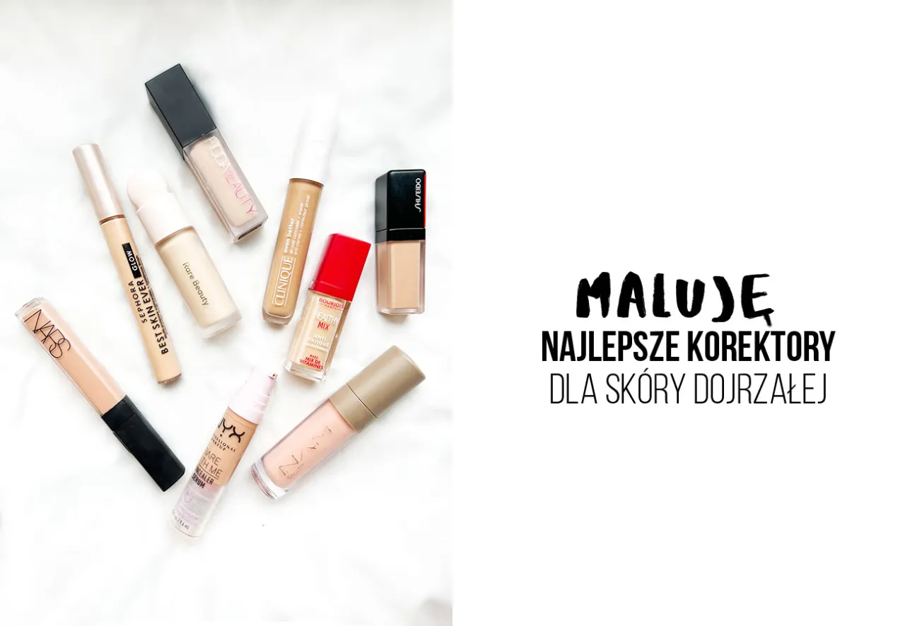 polecane korektory pod oczy dla dojrzałej skóry