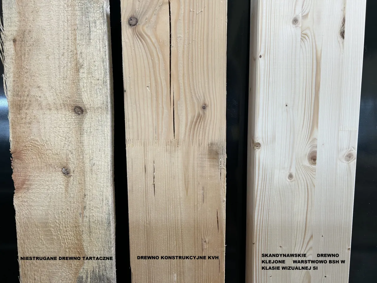 Por&oacute;wnanie kant&oacute;wek: niestrugane, konstrukcyjne KVH i klejone warstwowo BSH. Jakie kant&oacute;wki na pergolę wybrać?