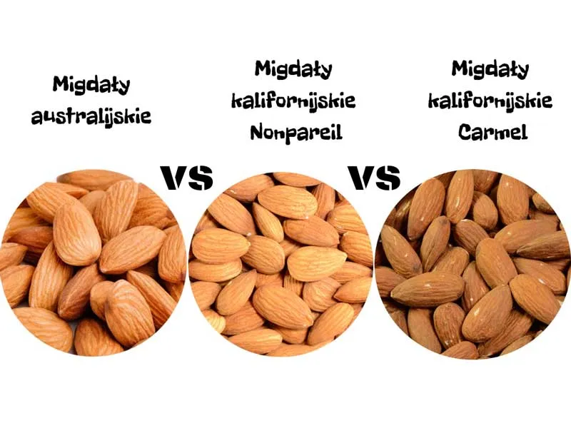 gorzkie migdały vs słodkie migdały różnice