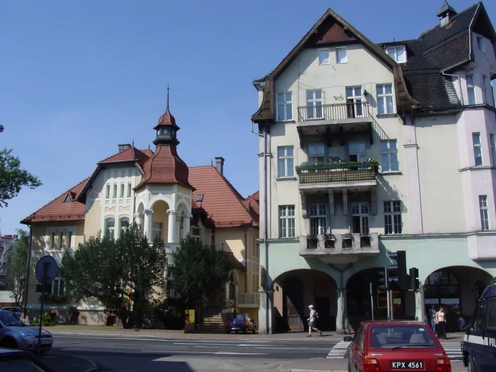 Ostr&oacute;w Wielkopolski Rynek kamienice