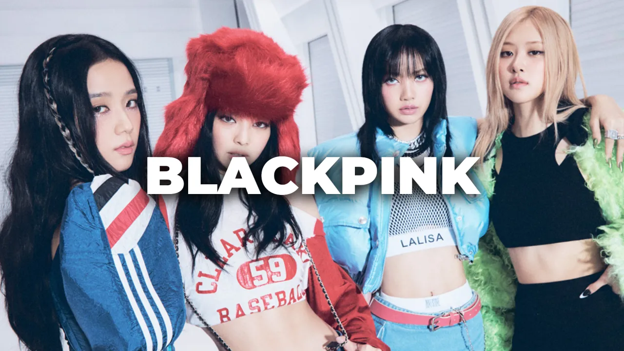 Cztery członkowie BLACKPINK: Jisoo, Jennie, Lisa i Rosé, prezentują swoje unikalne style.