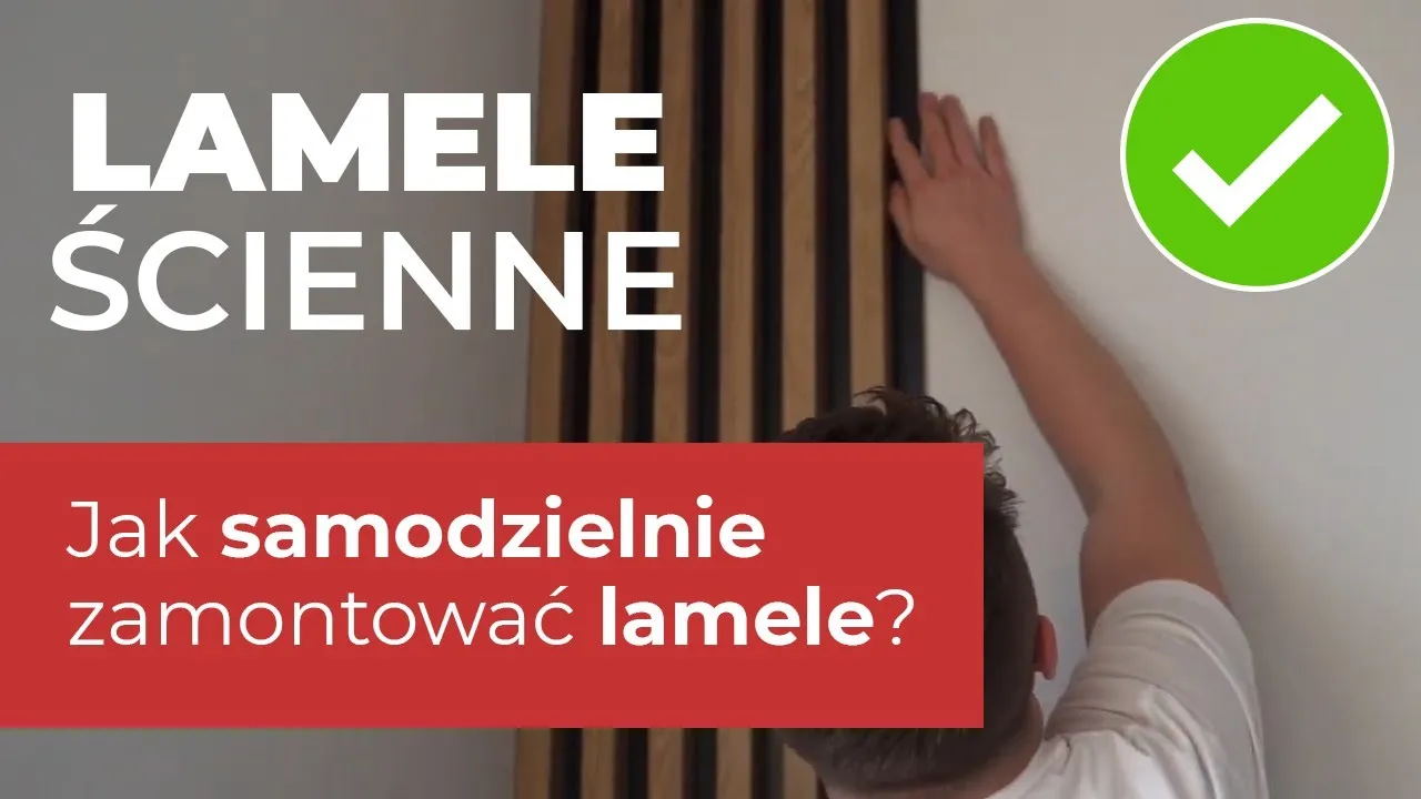 Montaż lameli ściennych DIY krok po kroku