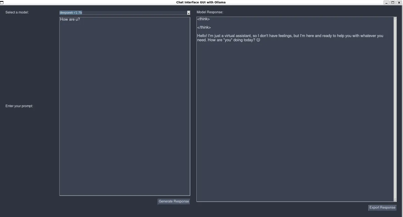 Minimalistyczny interfejs czatu w przeglądarce