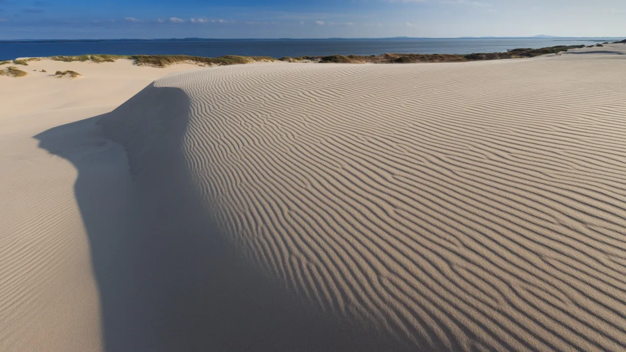 ruchome wydmy Łeba krajobraz