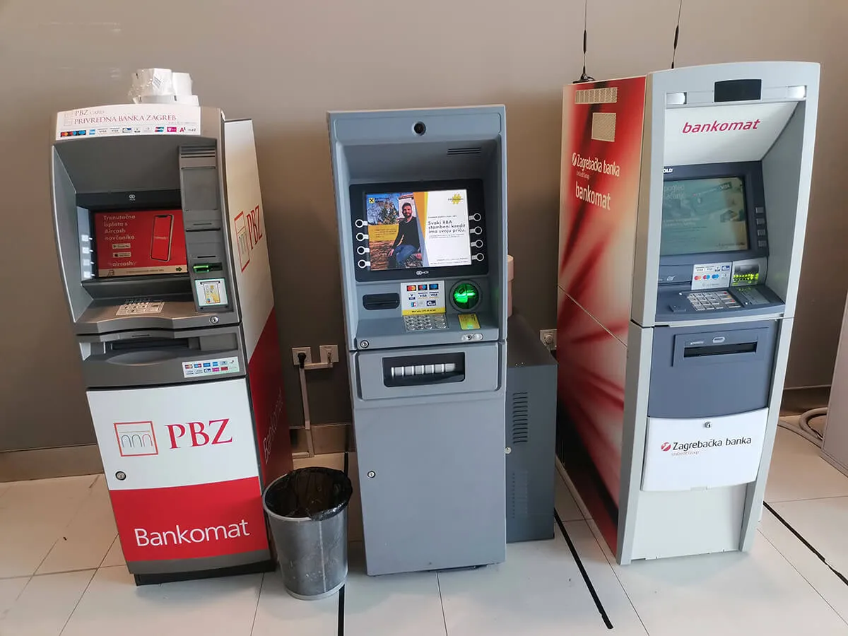 bankomat Chorwacja euro