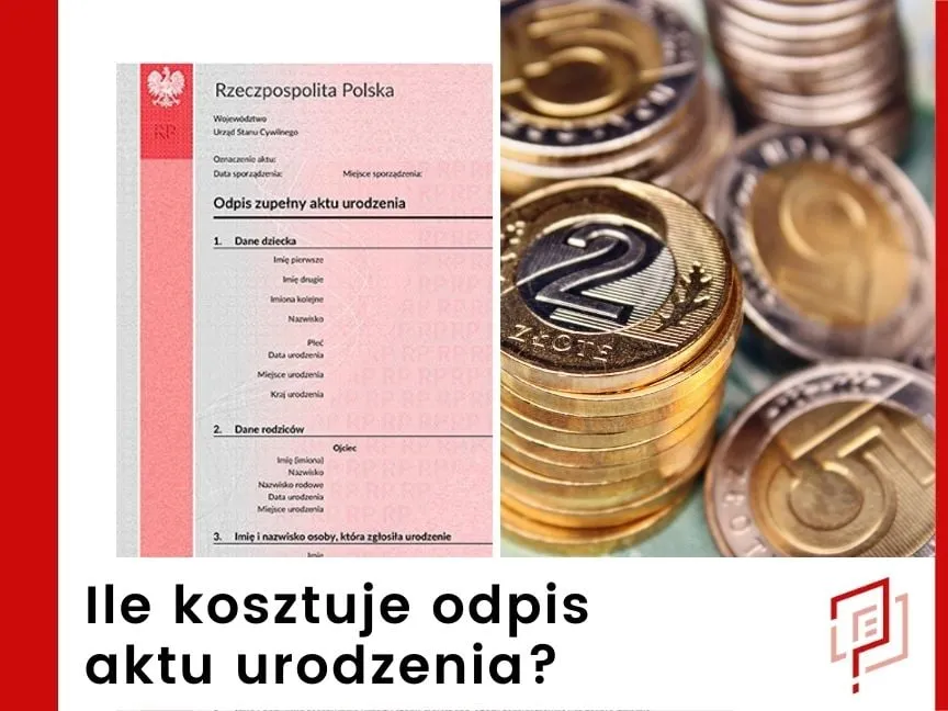 Rodzaje odpisów aktu urodzenia i ich ceny