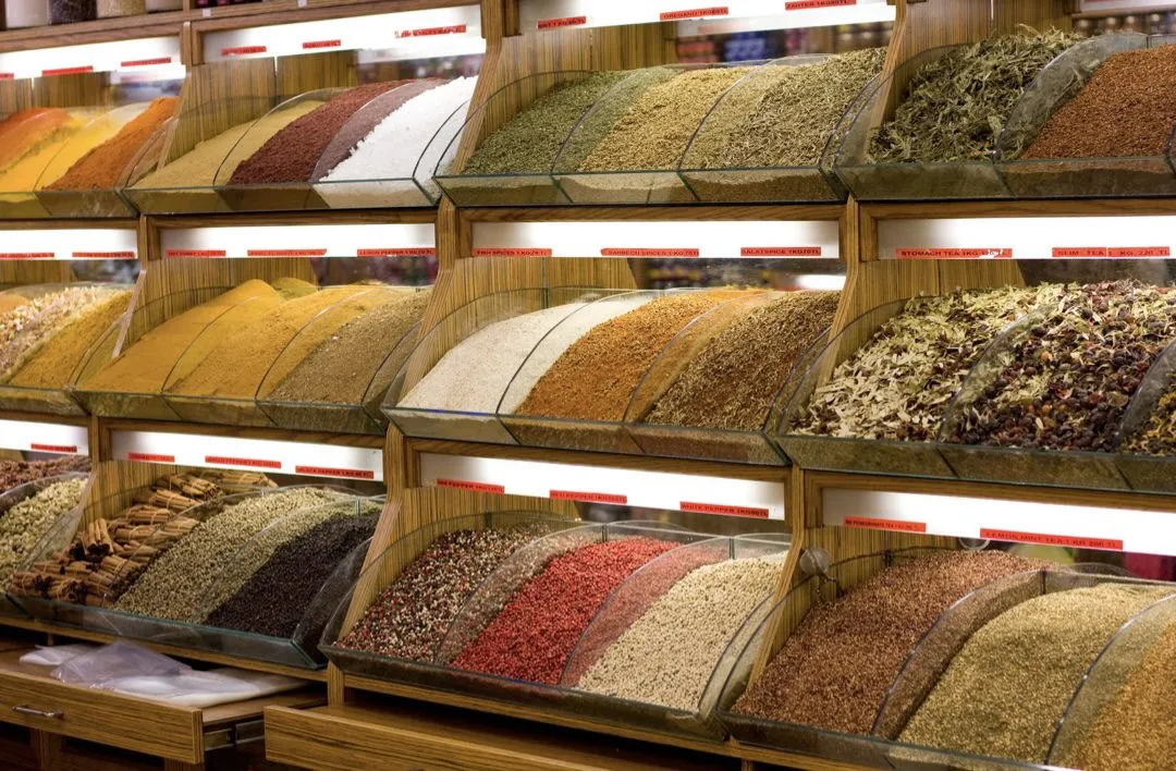 Tureckie przyprawy bazar