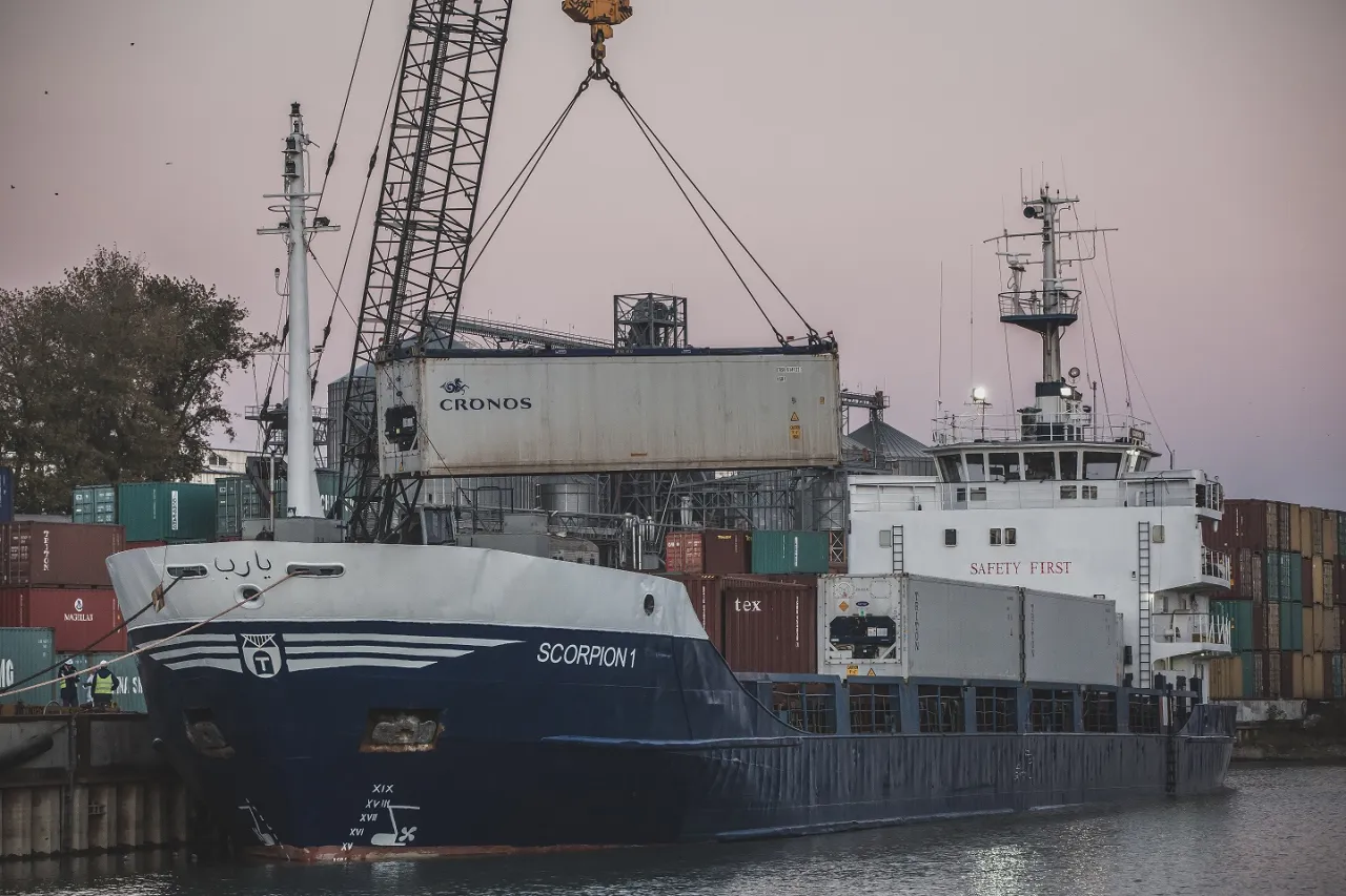 Port w Giurgiulești zdjęcia