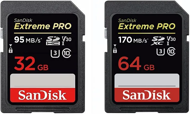 oznaczenia na karcie pamięci SD V30 U3 UHS-II