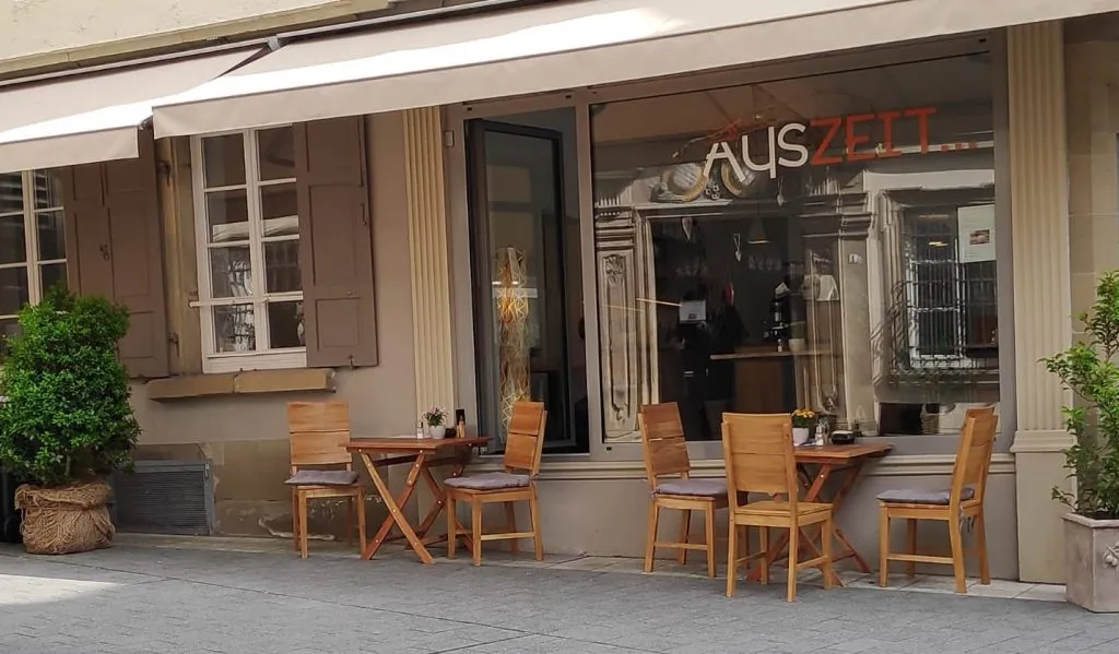 Gem&uuml;tliches Caf&eacute; in Schw&auml;bisch Hall Altstadt