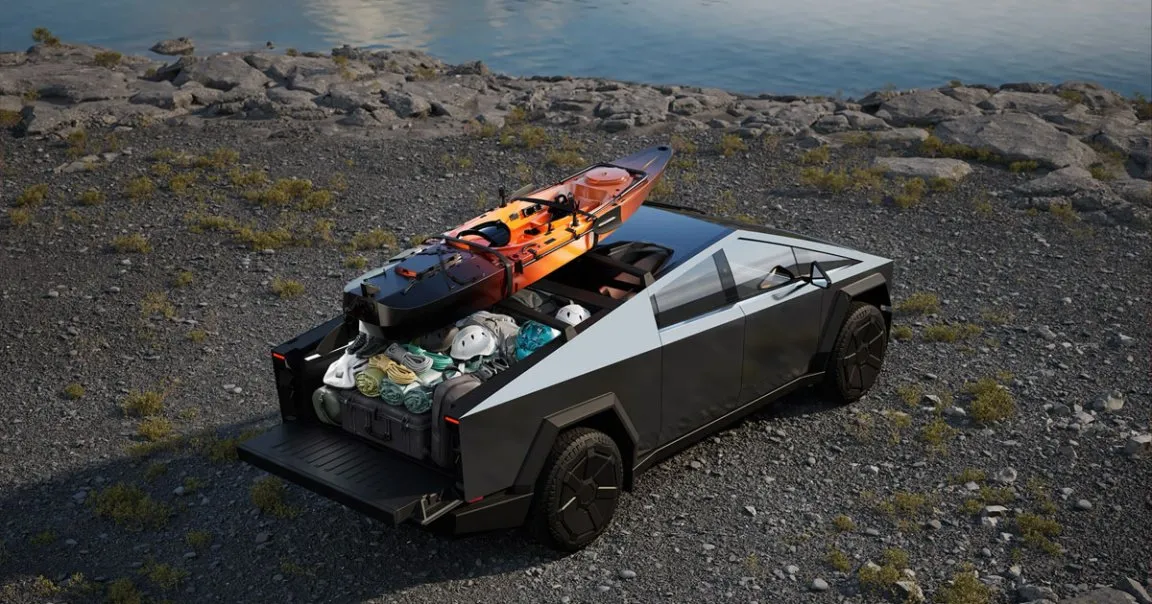 Tesla Cybertruck transport morski