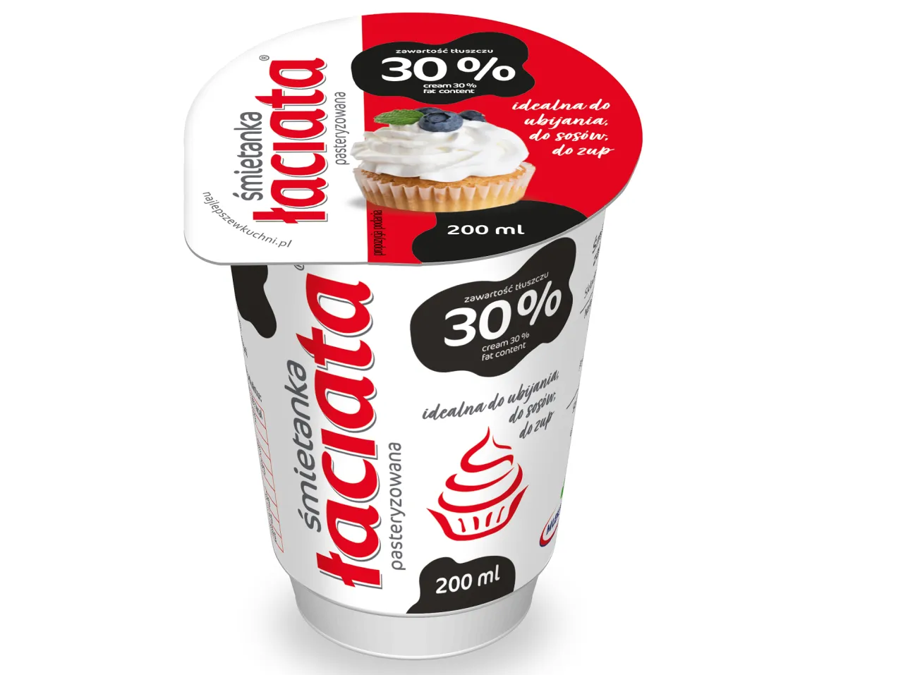 Ubijana śmietana 30%