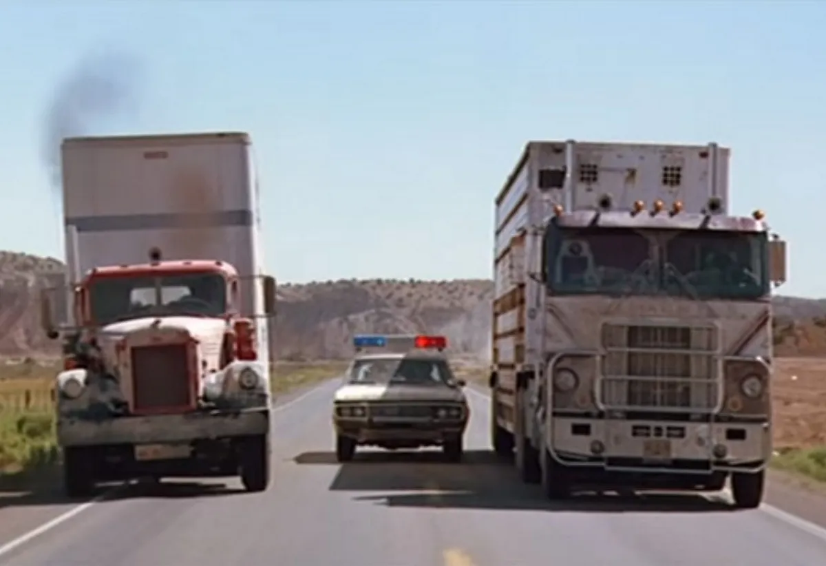 Amerykańska ciężar&oacute;wka w popkulturze film Konw&oacute;j