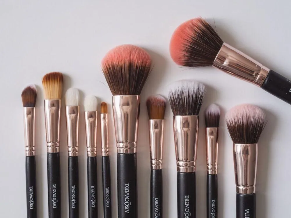 produkty do konturowania nosa bronzer rozświetlacz pędzle