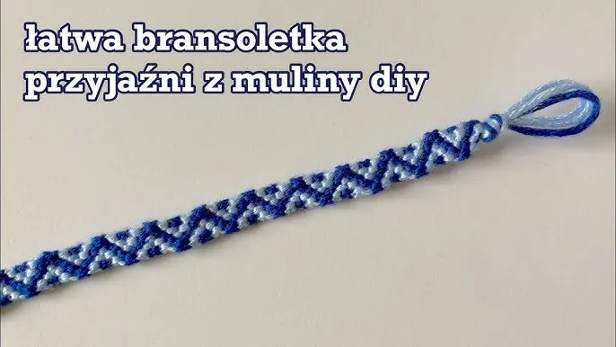 inspiracje bransoletki z muliny z koralikami warstwowe