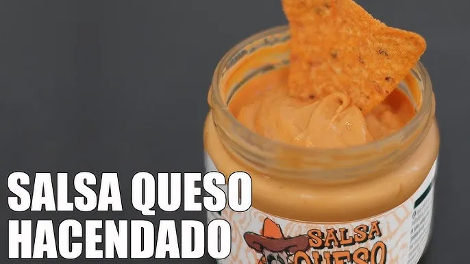 Salsa de queso Hacendado para nachos