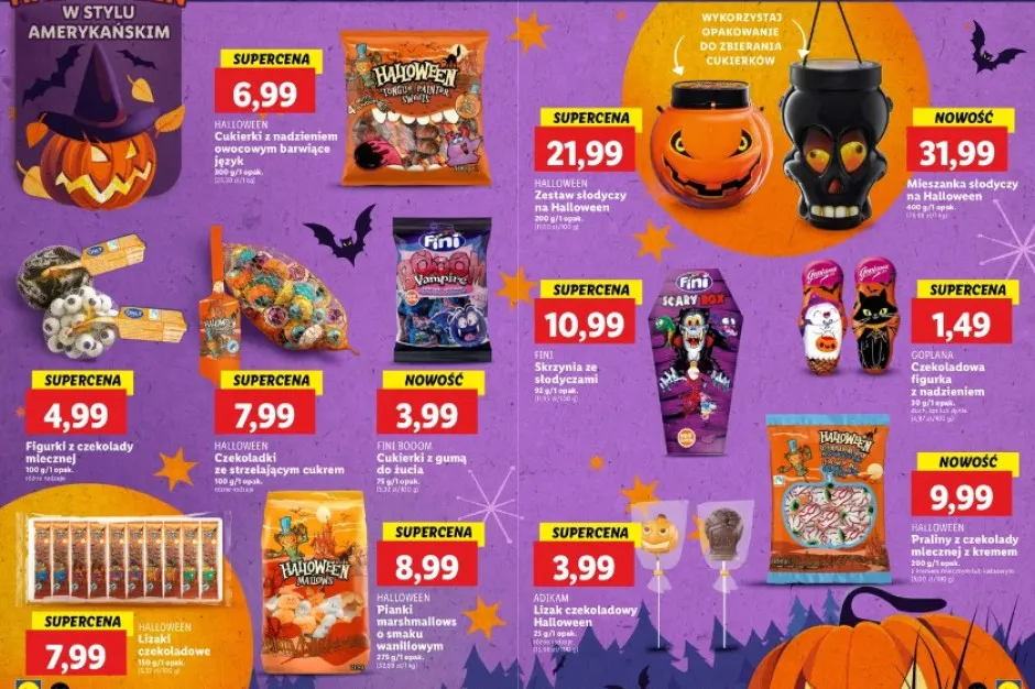 halloweenowe słodycze tematyczne