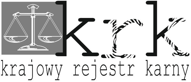 Krajowy Rejestr Karny logo lub symbol prawa