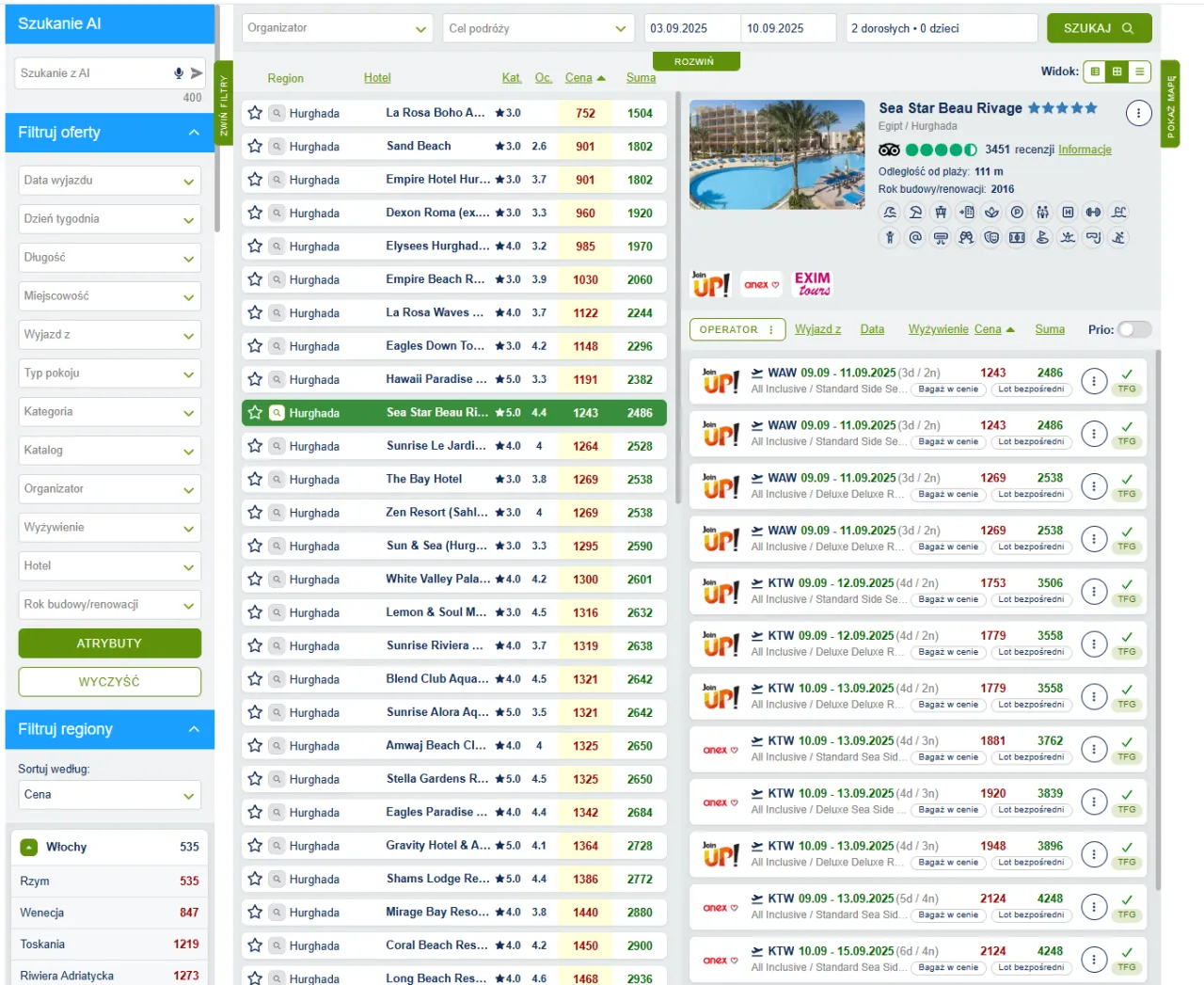porównanie ofert biur podróży dla rodzin z dziećmi