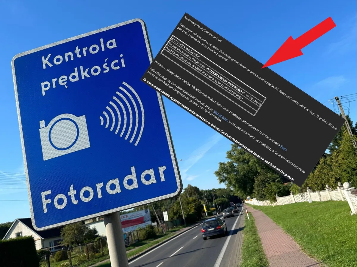 Znak fotoradaru i wezwanie do zapłaty mandatu. Dowiedz się, jak anulować mandat z fotoradaru, klikając w link.
