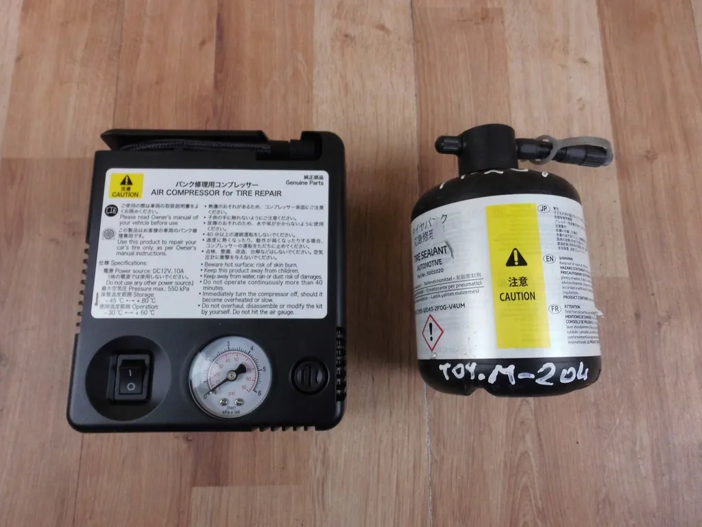 Toyota Yaris zestaw naprawczy do opon