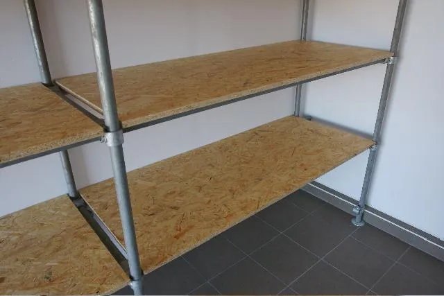 metalowy regał garażowy DIY