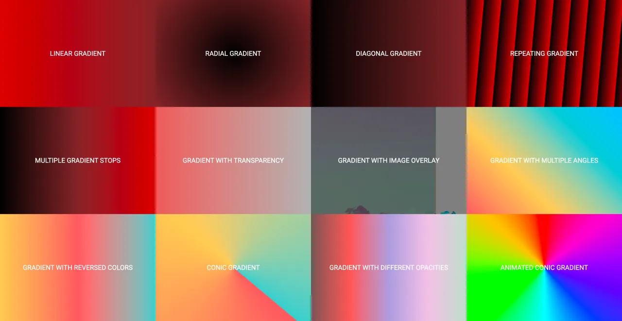 css linear gradient examples