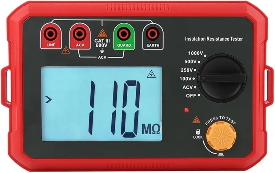 Megaomomierz profesjonalny miernik rezystancji izolacji