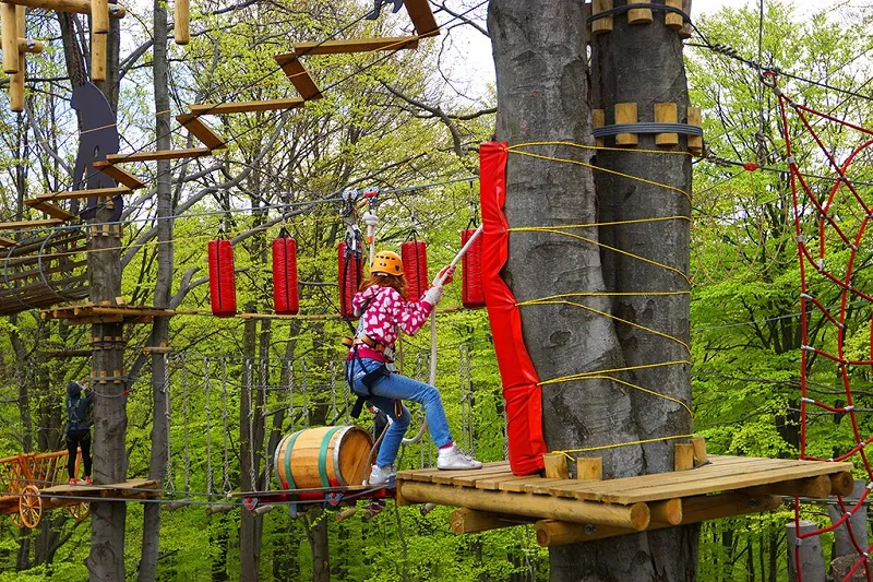 Wisła atrakcje dla dzieci Leśny Park Niespodzianek Tropikana