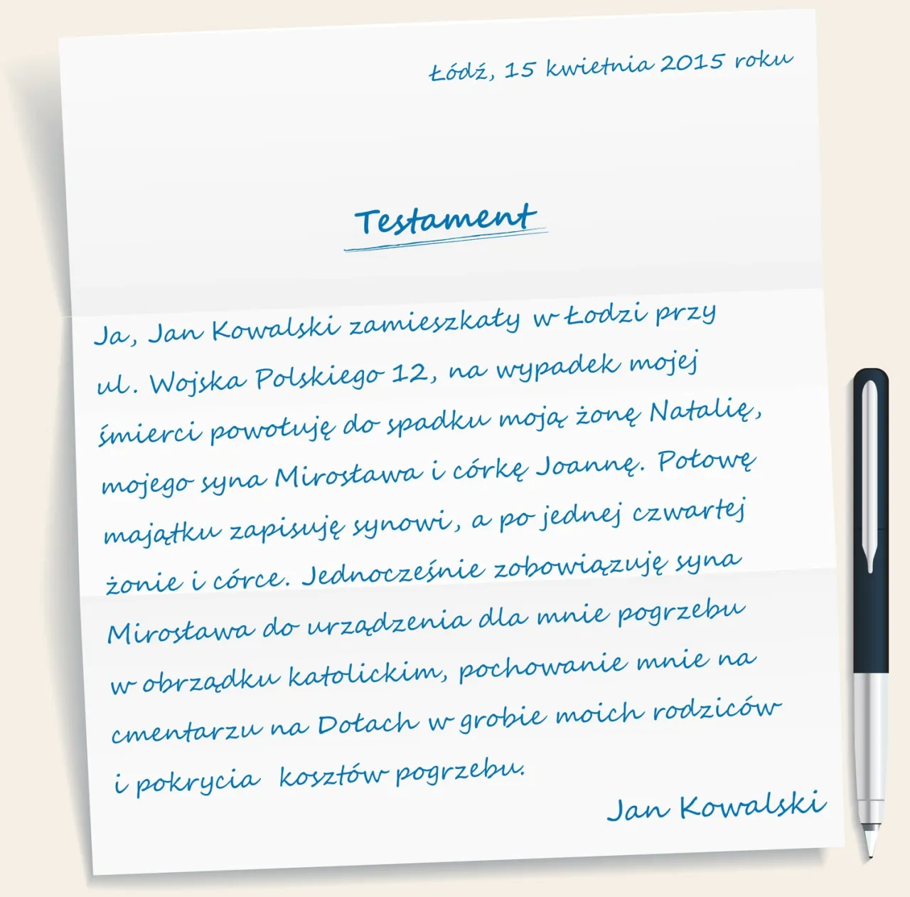 Zdjęcie Jak napisać testament bez błędów? Prosty wzór krok po kroku dla każdego