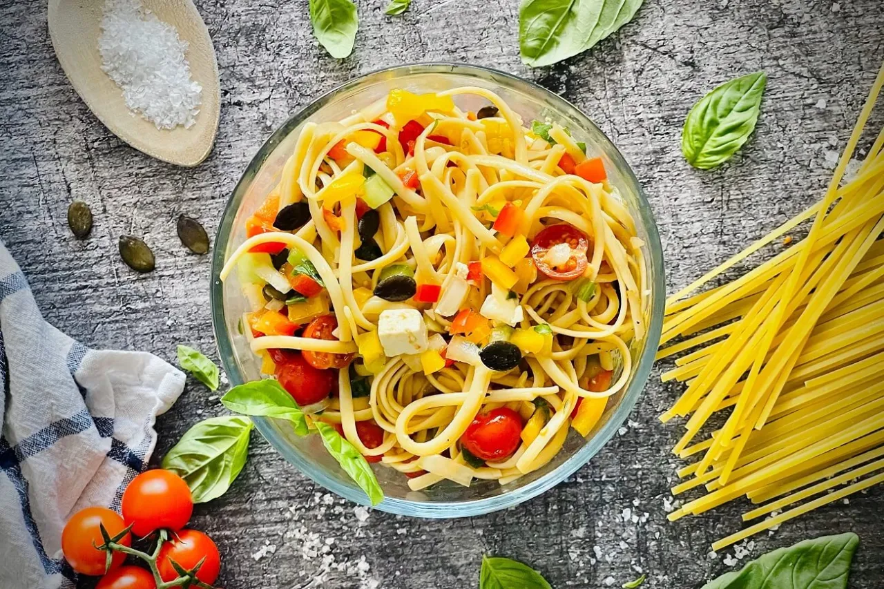 Zdjęcie Köstliche Rezepte für Spaghettisalat, die jeden Anlass bereichern