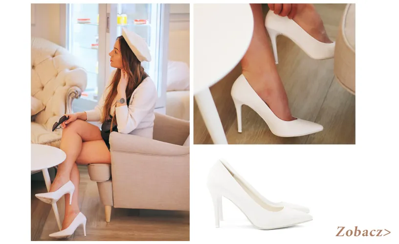 Zdjęcie Białe szpilki: Stylowe stylizacje na każdą okazję (2025)