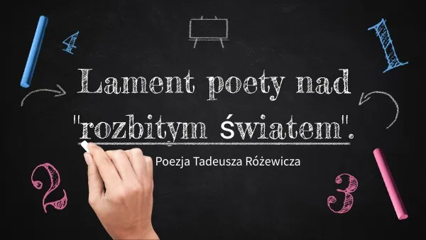 Zdjęcie Lament wiersz Różewicza: analiza bólu i utraty w obliczu wojny