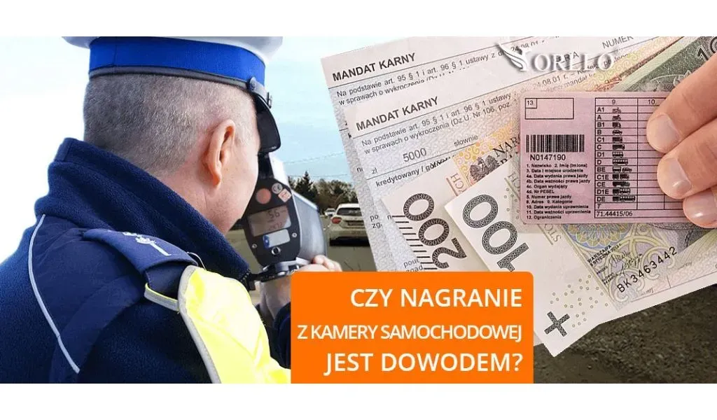 Zdjęcie Czy nagranie z kamerki samochodowej jest dowodem w sprawie sądowej?