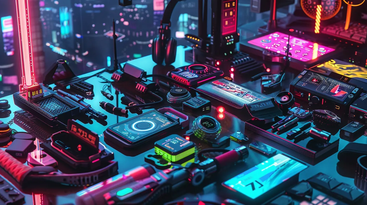 Zdjęcie 9 gadżetów z Cyberpunk 2077: Futurystyczne akcesoria na topie!