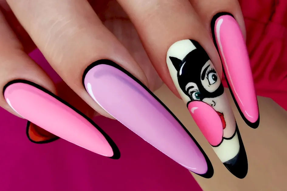 Zdjęcie Paznokcie jak z komiksu – stwórz efektowne stylizacje samodzielnie