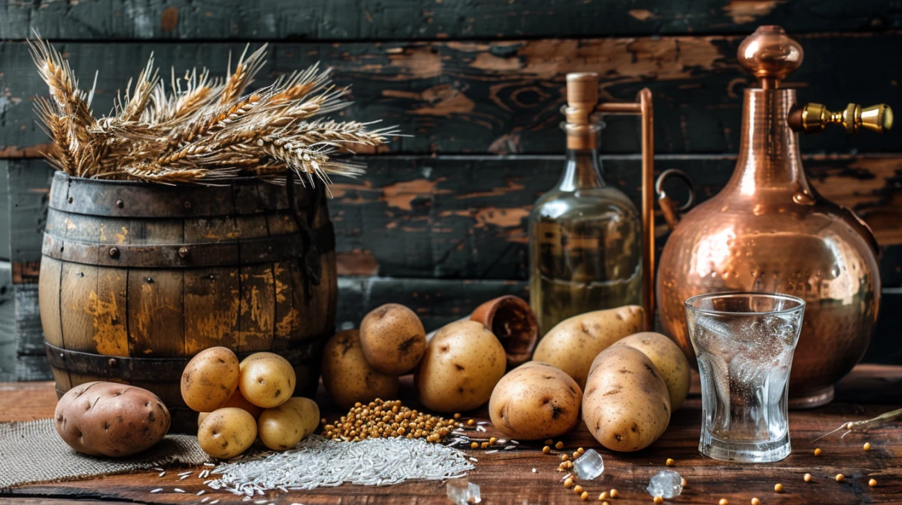 Zdjęcie Produkcja wódki: od pola do szklanki z klasą - krok po kroku