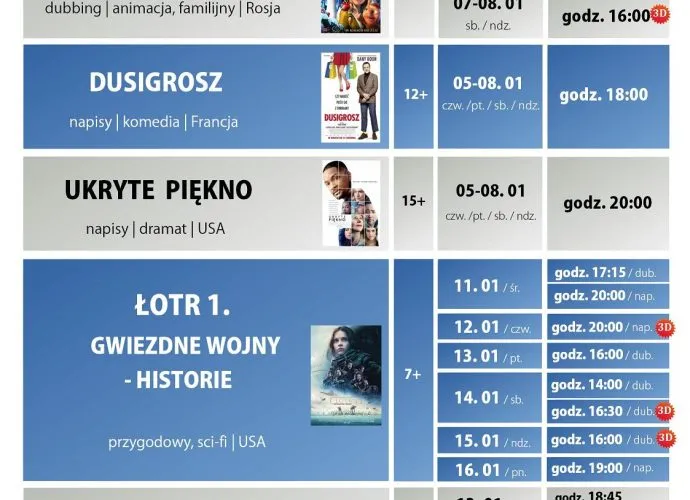 Zdjęcie Kino teatr Wronki - aktualny repertuar i bilety na filmy