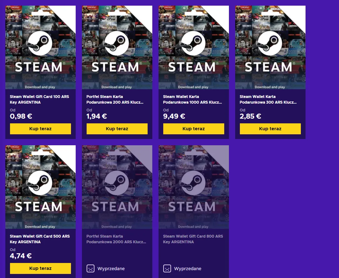 Zdjęcie Jak bezpiecznie doładować argentyńskie konto Steam i uniknąć problemów