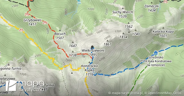 Zdjęcie Ile km do Giewont? Sprawdź, jak daleko do szczytu i trudności trasy