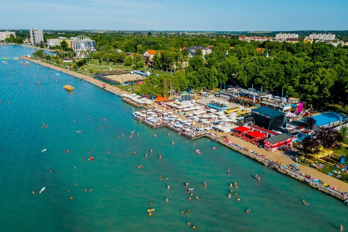 Siófok plaża Balaton