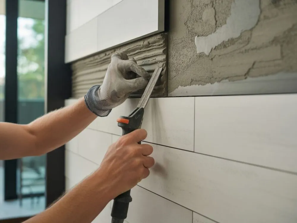 Przygotowanie ściany pod kamień dekoracyjny betonowy