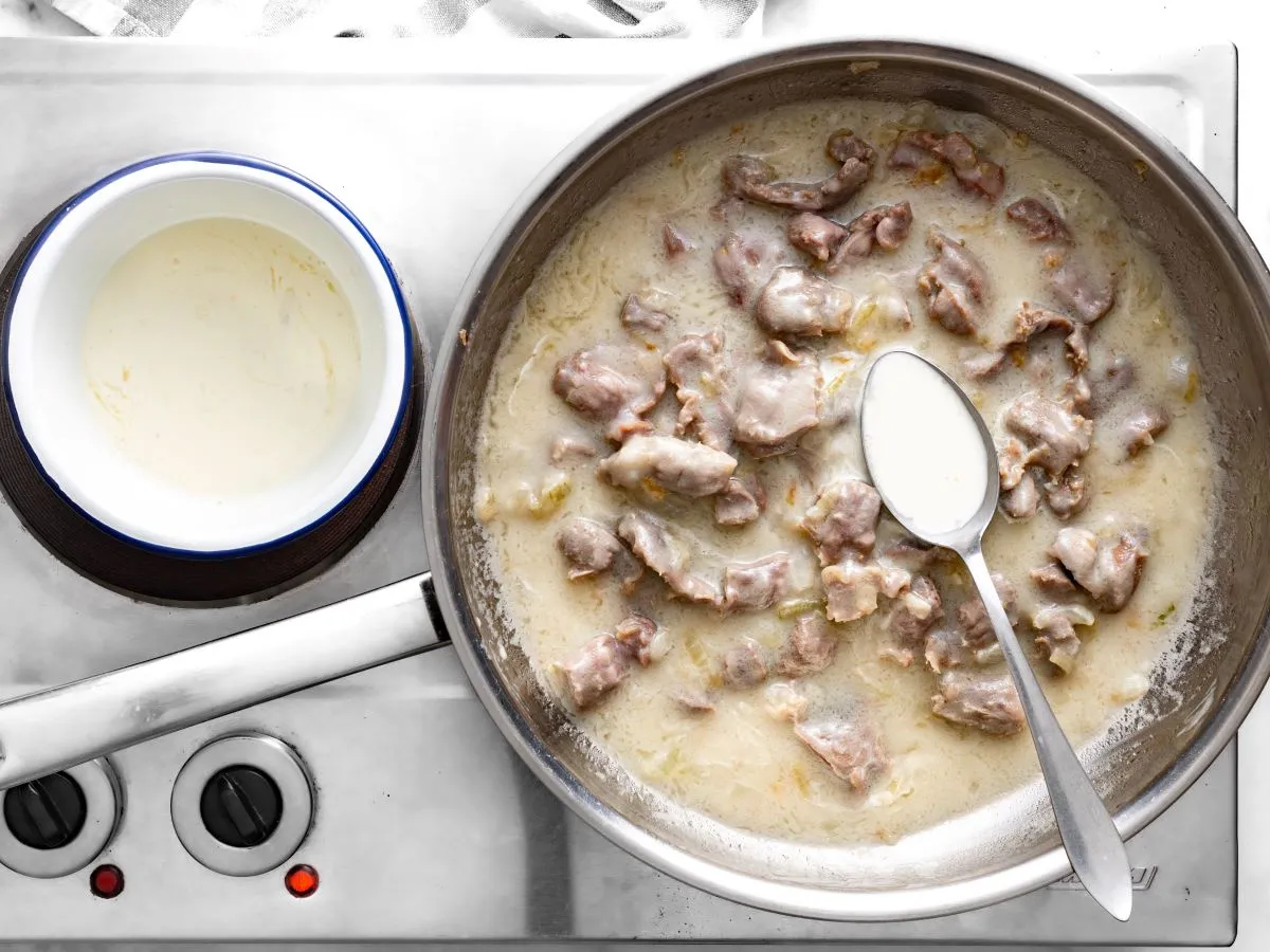 sos z żołądków drobiowych gotowy