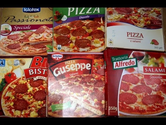 pizza mrożona por&oacute;wnanie